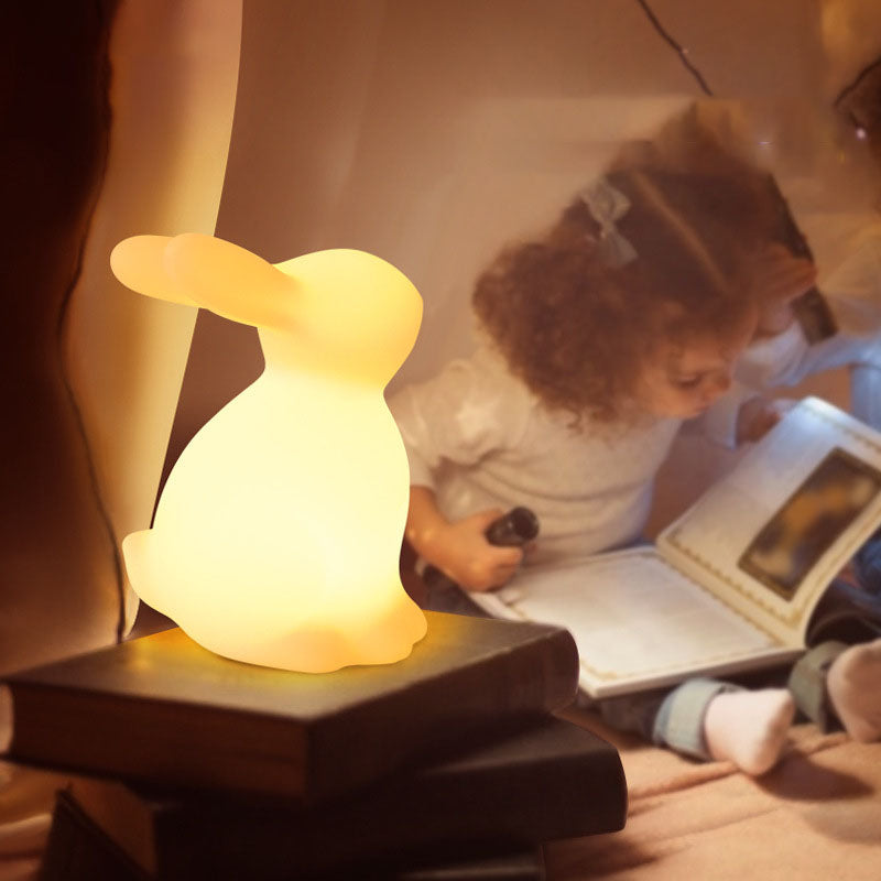 Contemporary Creative Rabbit PE LED Table Lamp for the Bedroom | Noxord