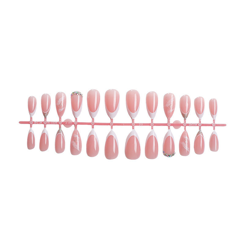Elegant artificial nail set with delicate accents Kalsten