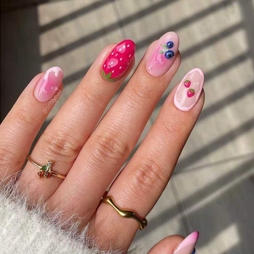 Artistic Fruit-Inspired Nail Art Kalsten