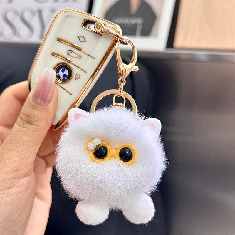 Furry Cat Plush Keychain Kalsten