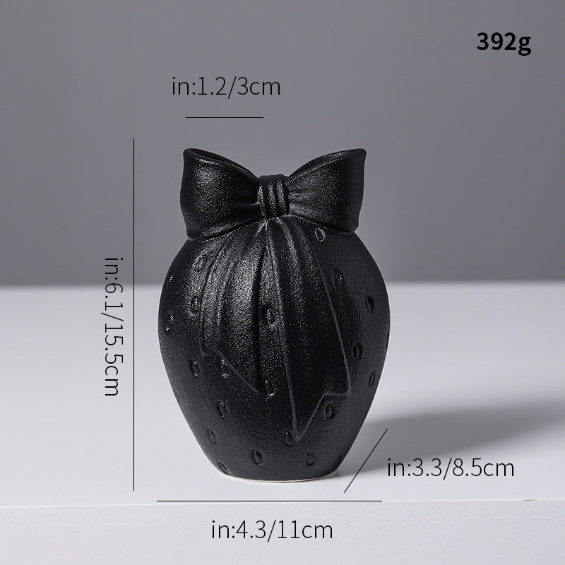 Nordic Knit-Top Ceramic Vase