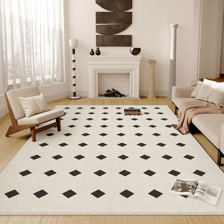Geometric Textured Area Rug