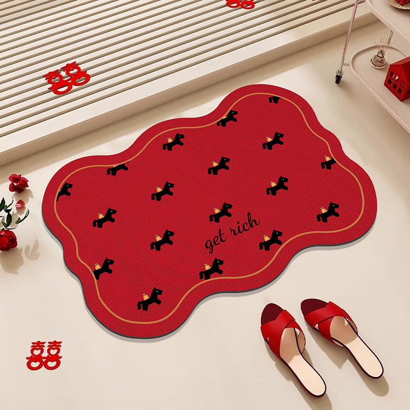 Fun-Themed Floor Mat