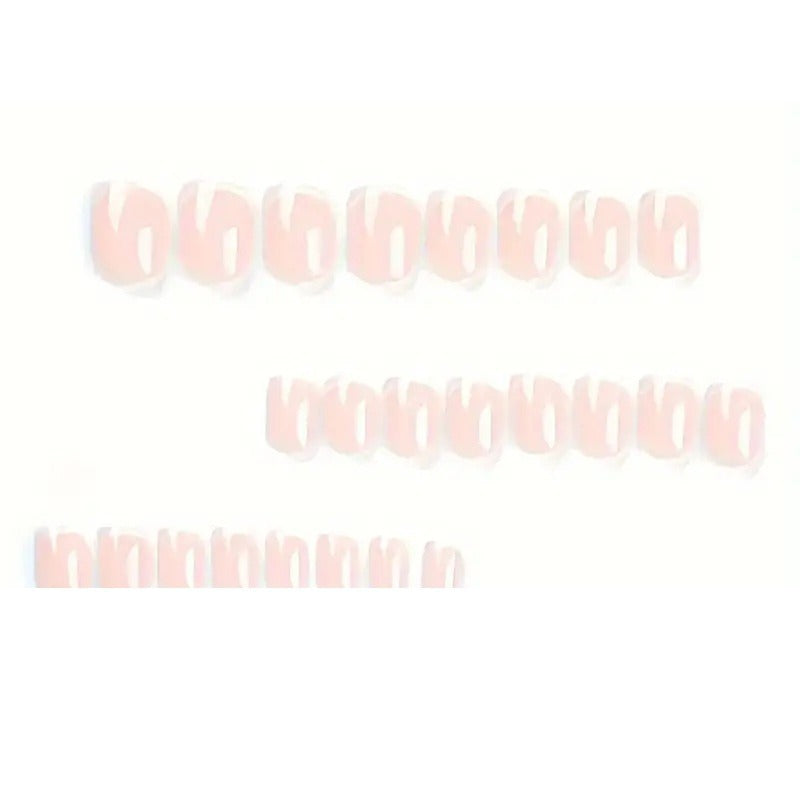 Classic French Tip Press-On Nails Kalsten