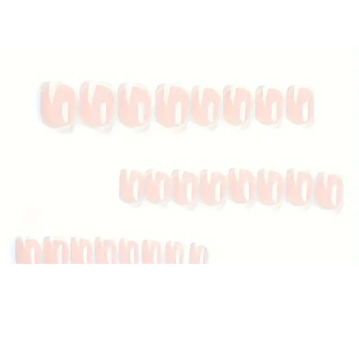 Classic French Tip Press-On Nails Kalsten