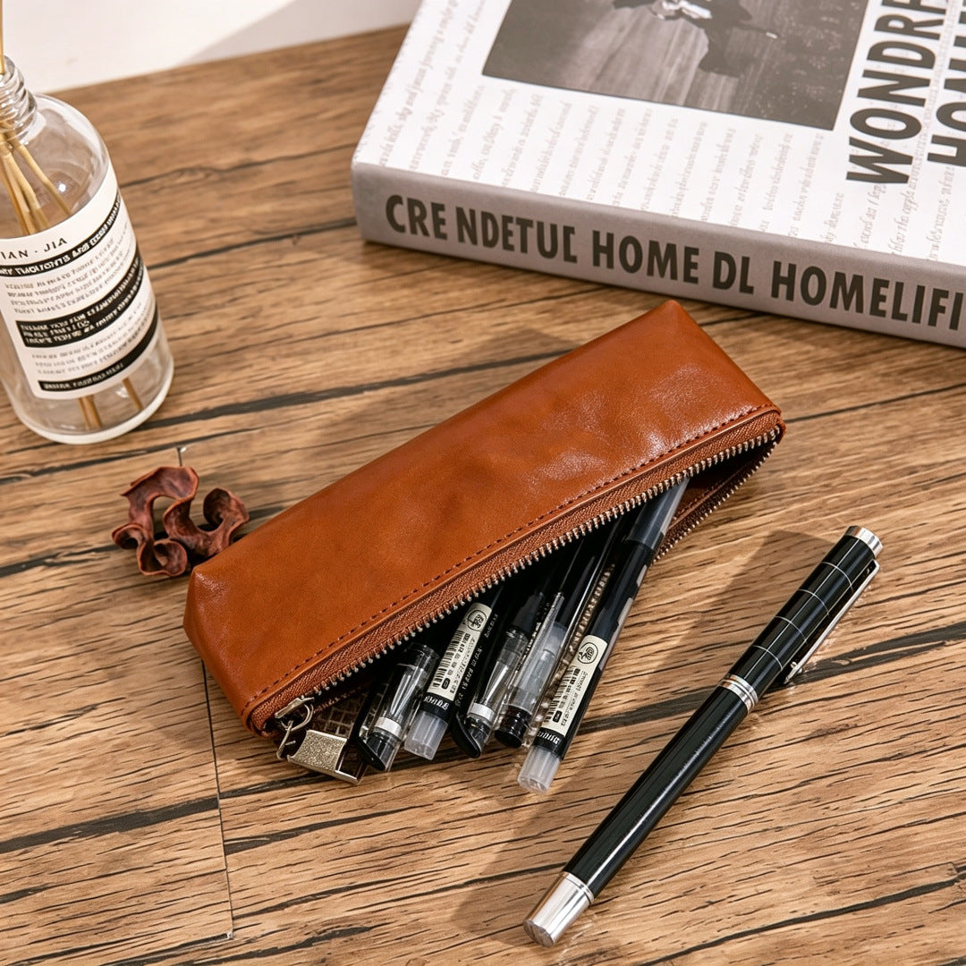 Premium Leather Pencil Case
