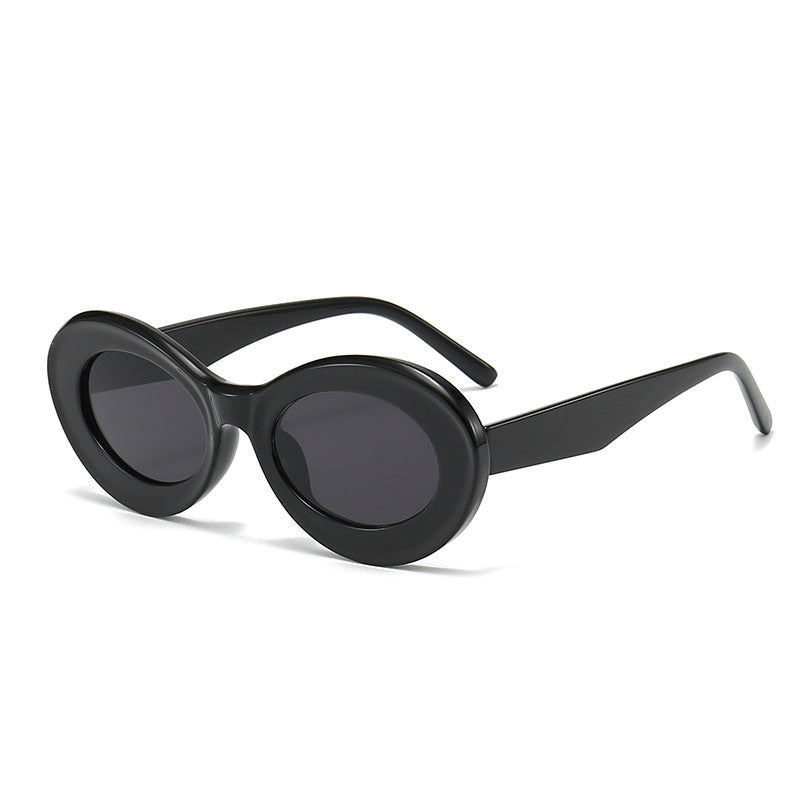 Women’s fashionable oval-shaped sunglasses with innovative design Kalsten