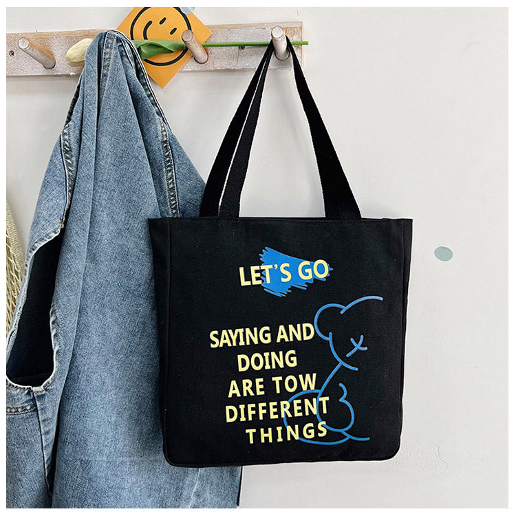Playful Graphic Tote Bag