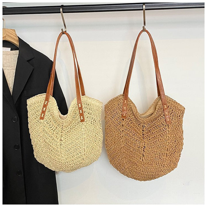 Shoulder bag made of hand-woven natural material Kalsten