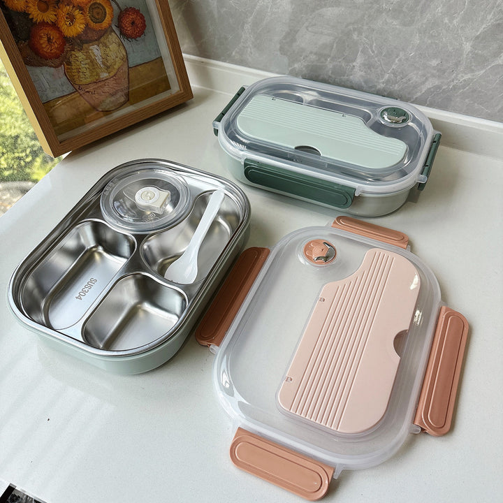Multi-Compartment Stainless Steel Lunch Box