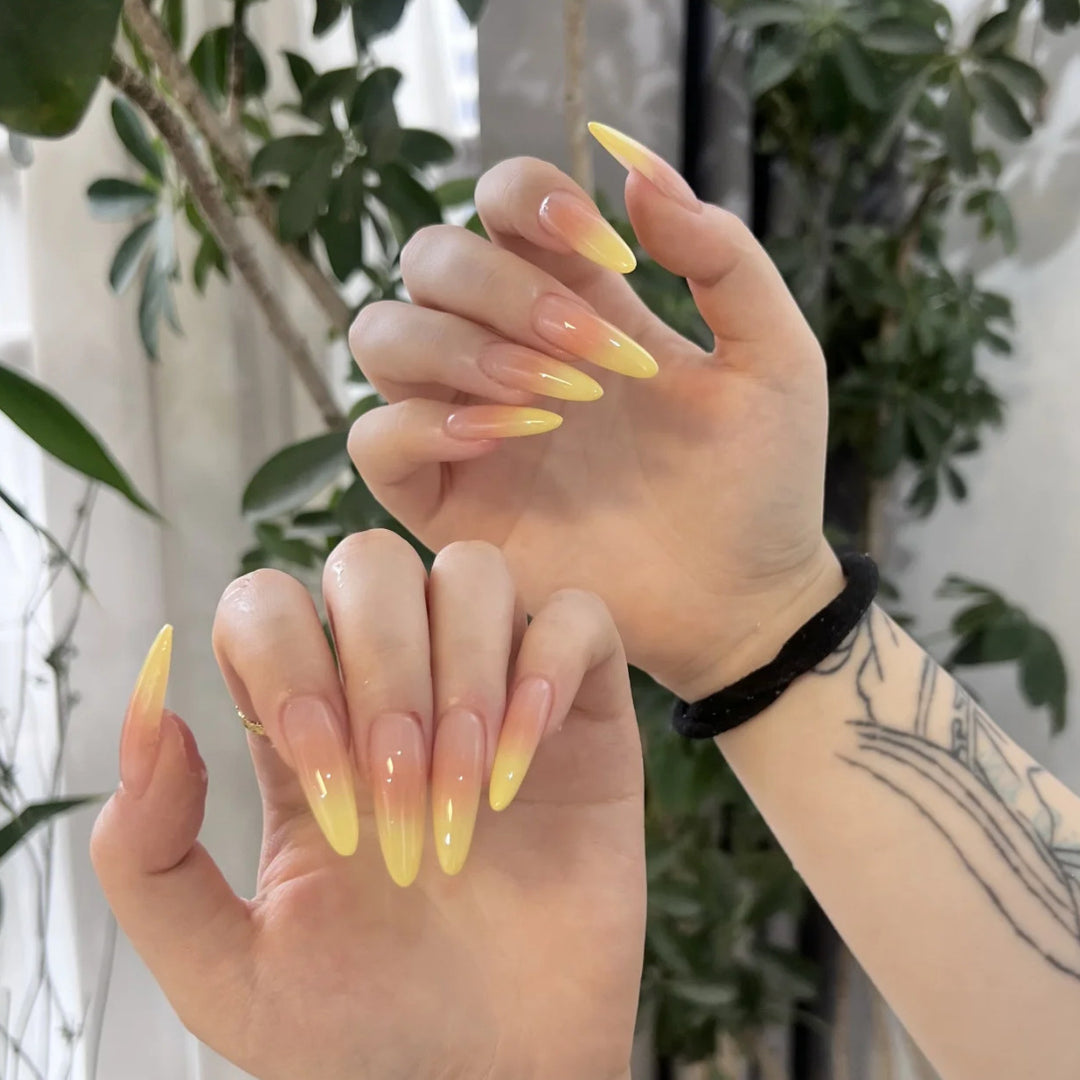 Gradual Ombre Stiletto Press-On Nails Kalsten