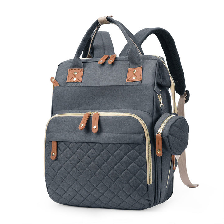 Versatile Multi-Pocket Quilted Backpack Kalsten