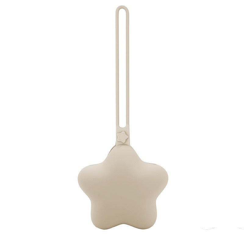 Silicone Star Teether with Safety Strap and Quick‑Release Clip
