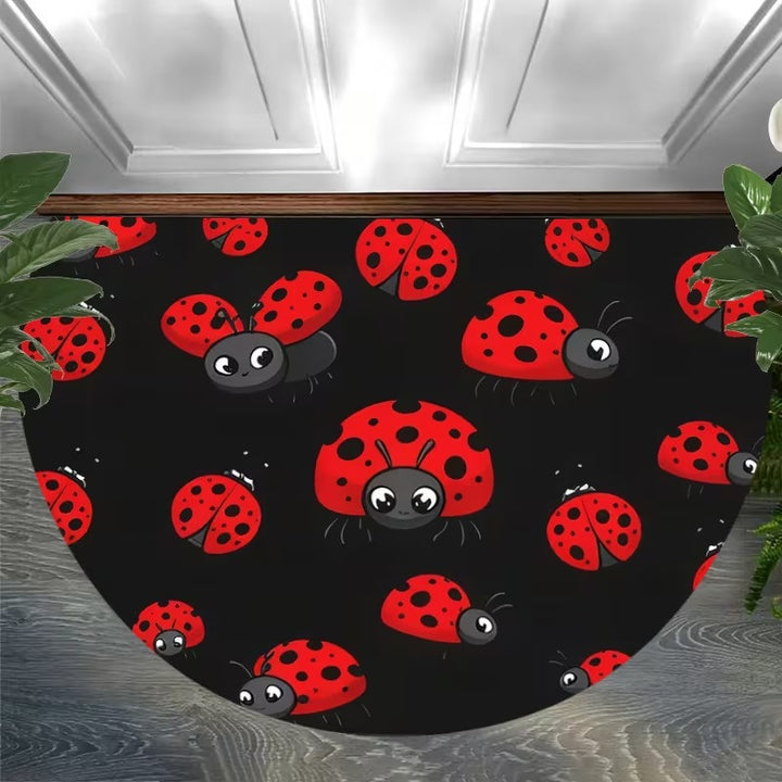 Ladybug Themed Area Rug