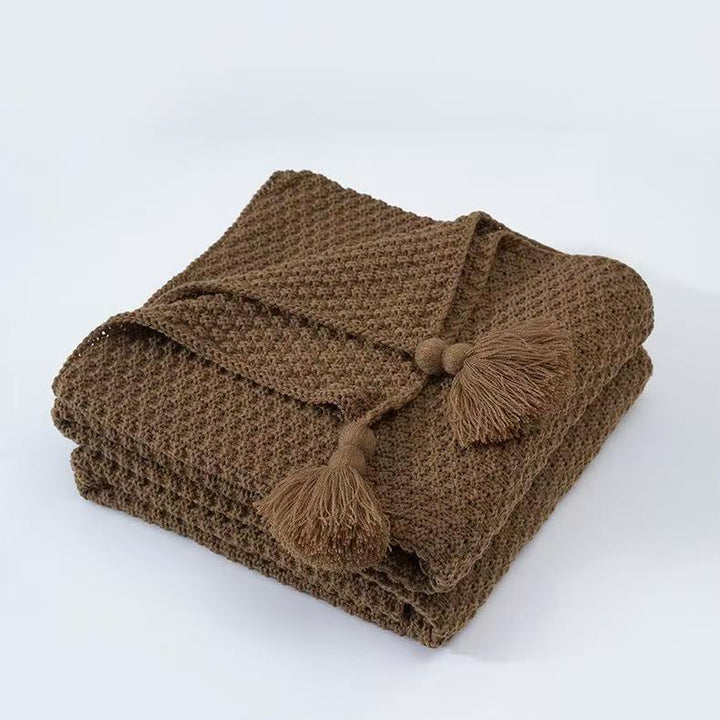 Cozy Woven Throw Blanket Kalsten