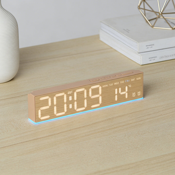 Digital alarm clock with temperature sensor and week display Kalsten