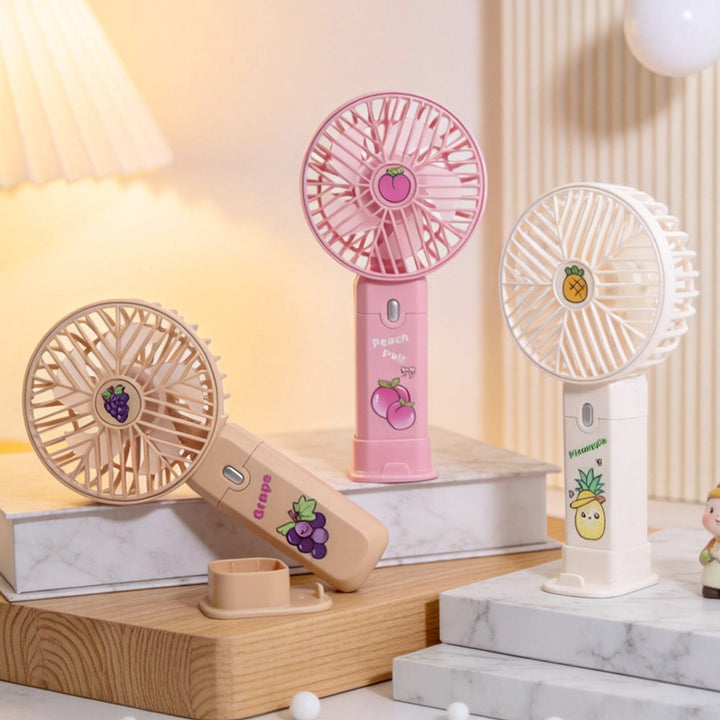 Portable battery-operated handheld fan with multiple speed settings Kalsten