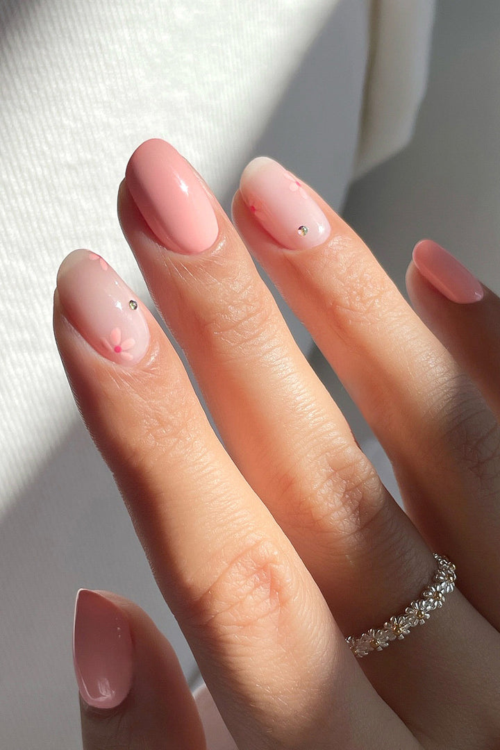 Floral Design Press-On Nails Kalsten