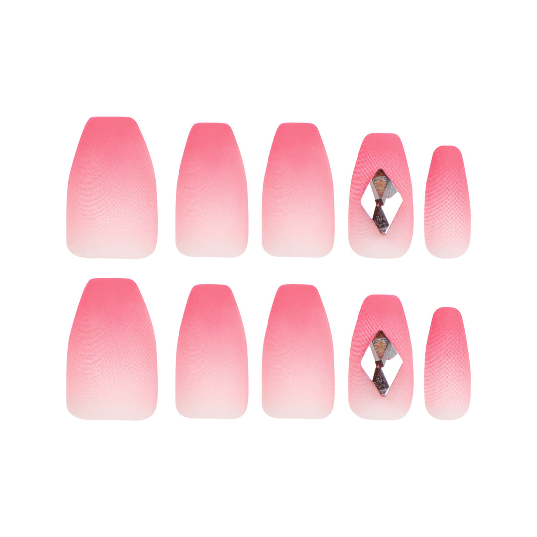 Glamorous nail art with elegant rhinestone accents Kalsten