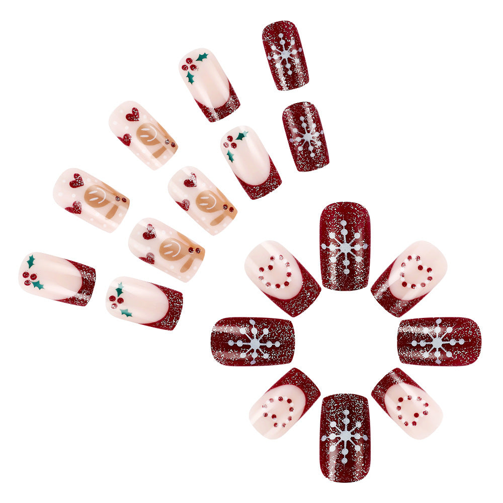 Decorative Holiday Press-On Nail Art Kalsten