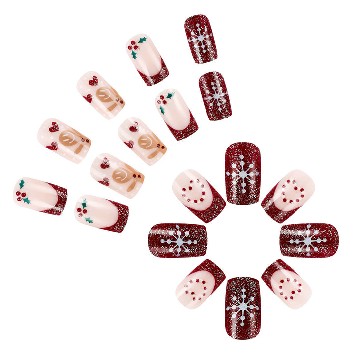 Decorative Holiday Press-On Nail Art Kalsten