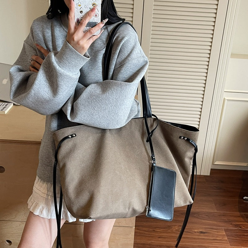 Spacious Canvas Tote Bag Kalsten