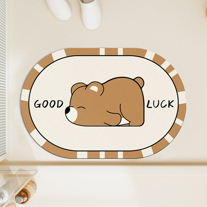 Panda-Themed Decorative Bath Mat
