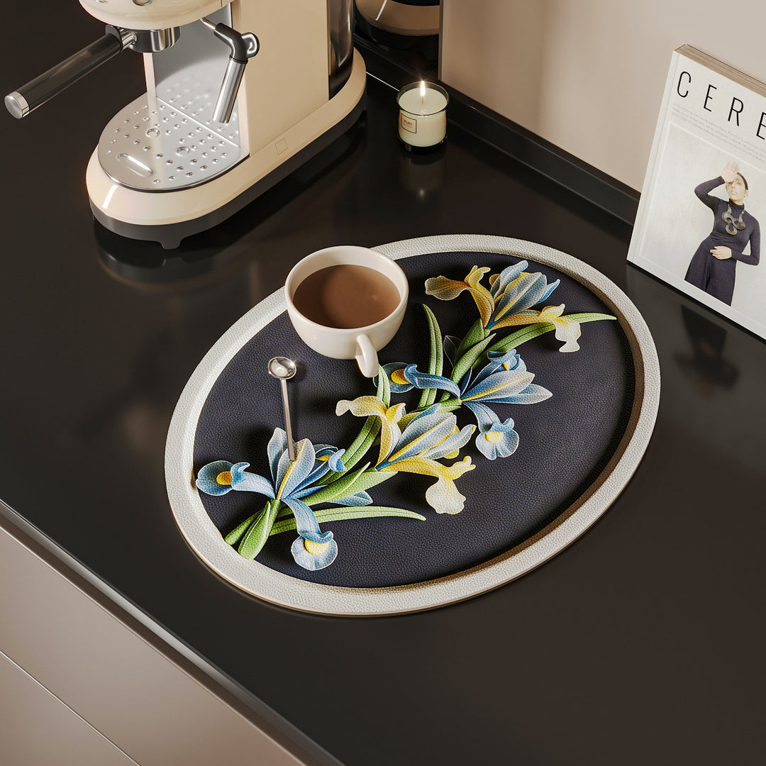 Decorative Floral Kitchen Mat Kalsten