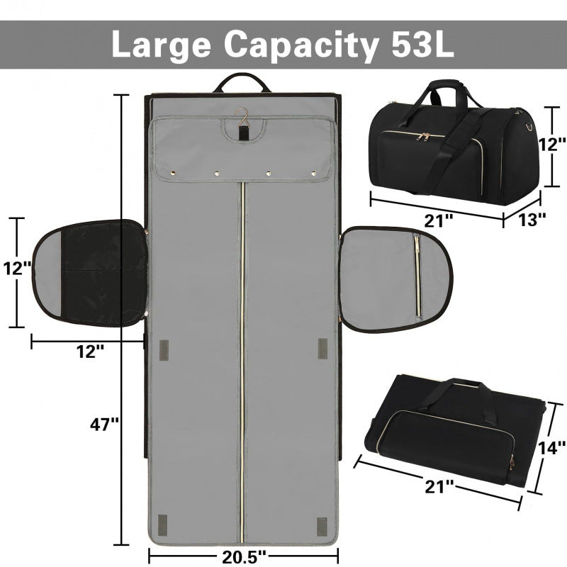 Multifunctional Travel Bag with Detachable Backpack Kalsten
