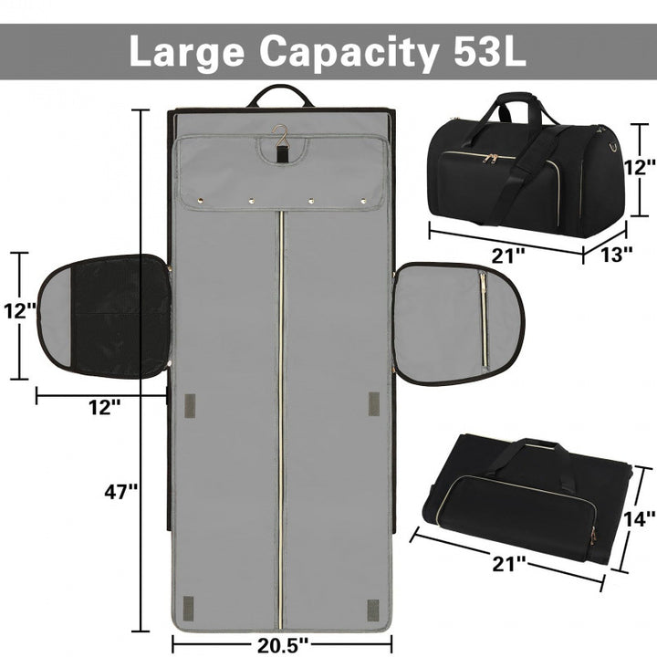 Multifunctional Travel Bag with Detachable Backpack Kalsten