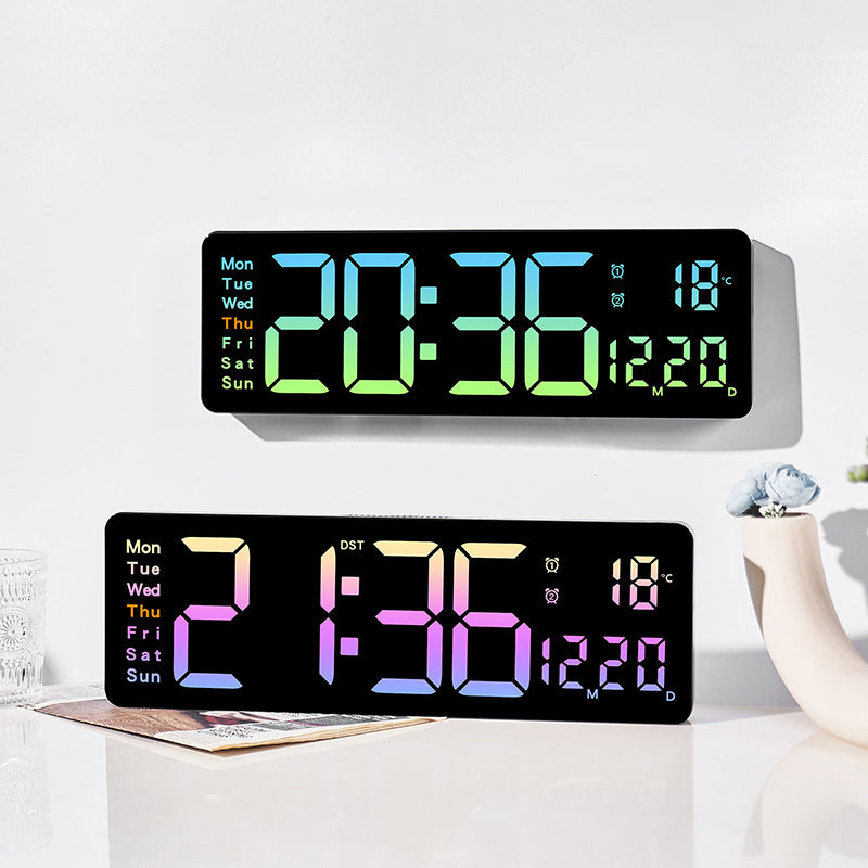 Funk alarm clock with large LED display and temperature display Kalsten