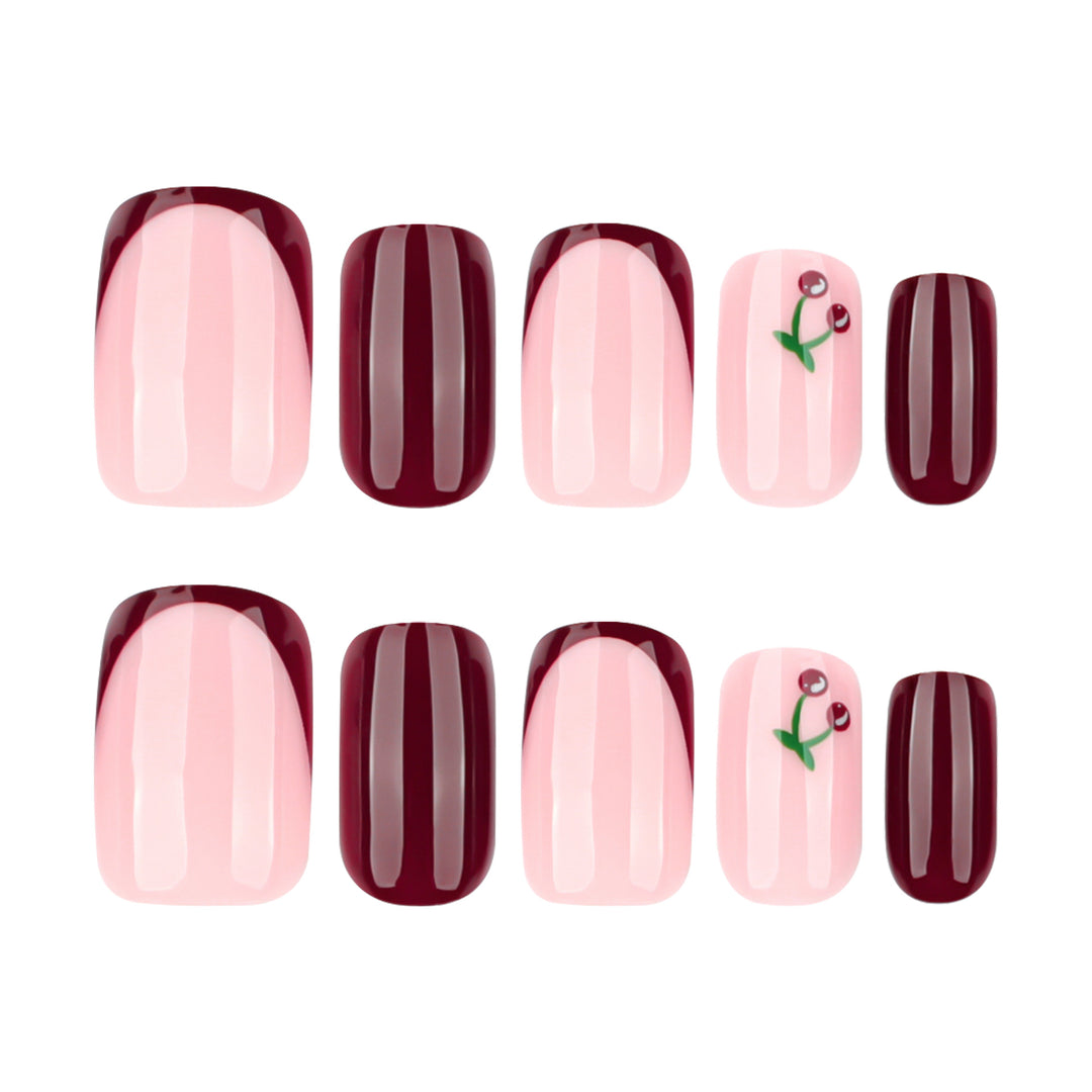 Artful nail extensions with elegant gradient and delicate accents Kalsten