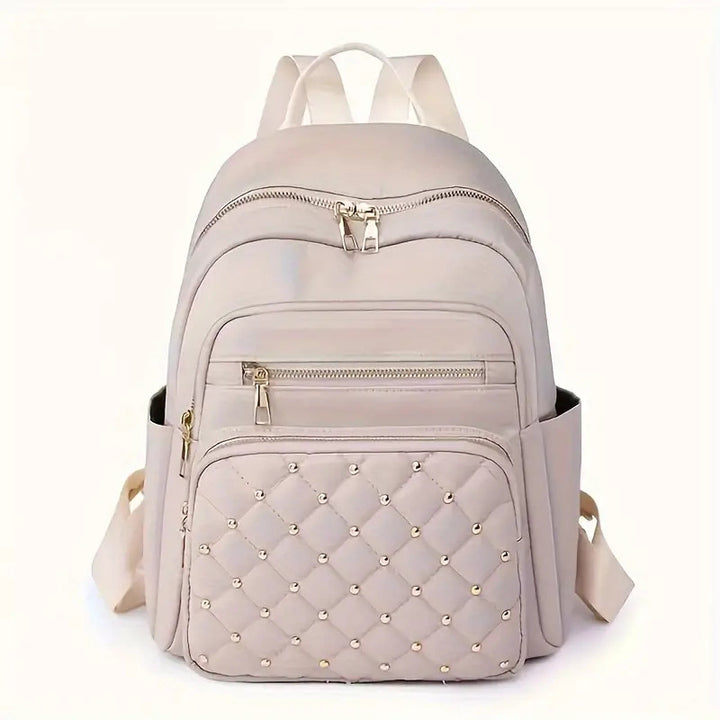 Quilted Multi-Pocket Backpack