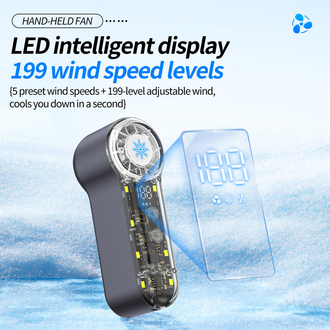 Women's portable high-speed mini hand fan Kalsten