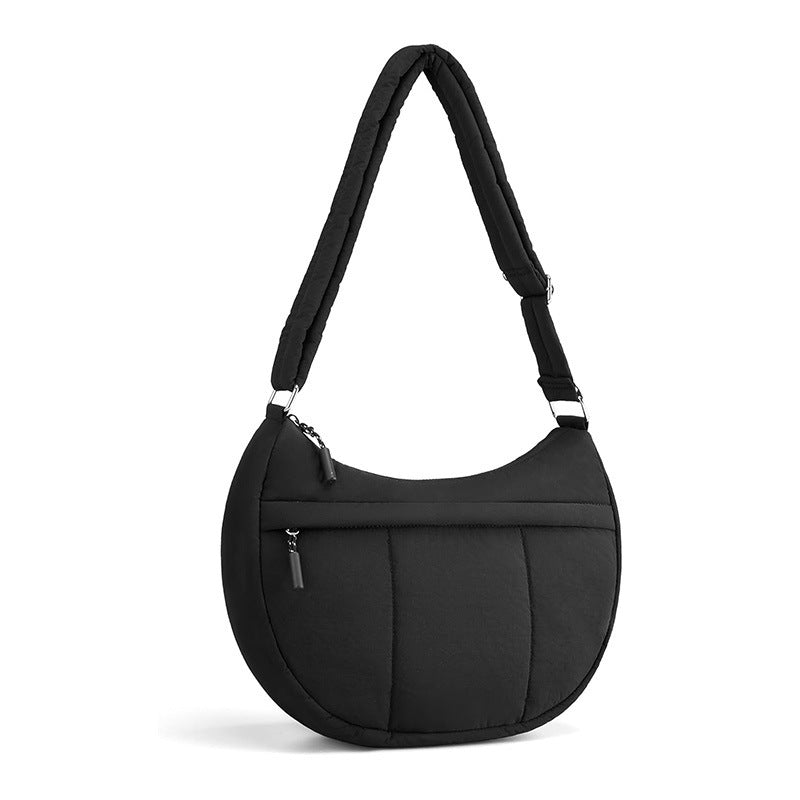 Fashionable shoulder bag with padded shoulder strap and multiple compartments Kalsten