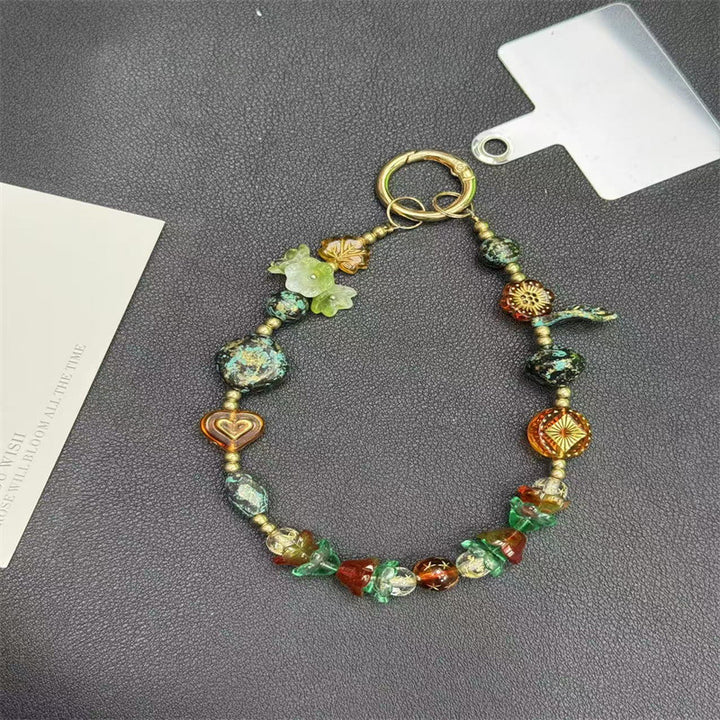 Decorative Beaded Charm Keychain Kalsten 1790135326