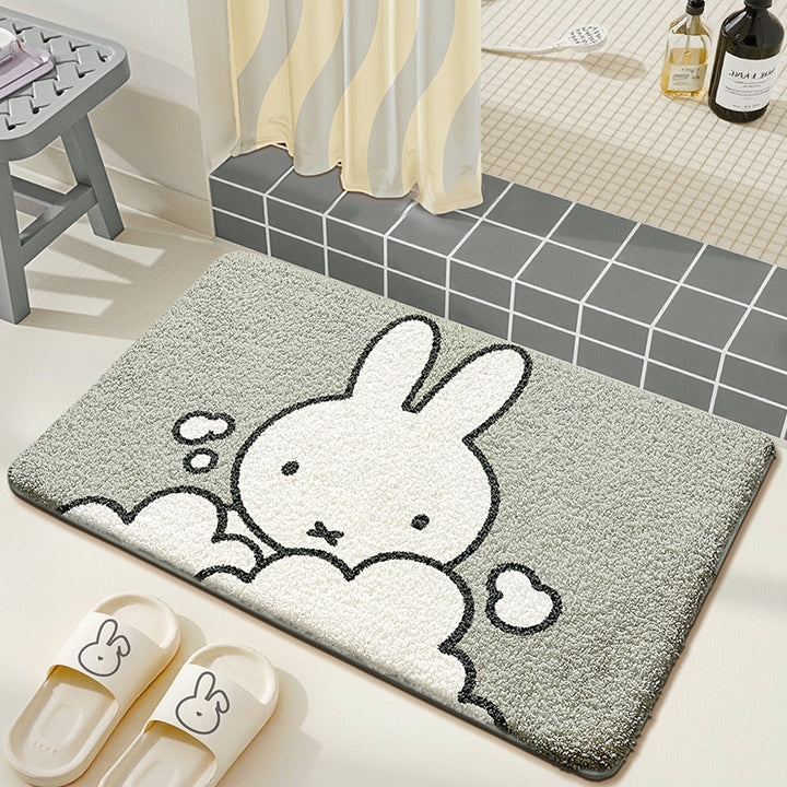 Cute Cartoon Bunny Bath Mat Kalsten