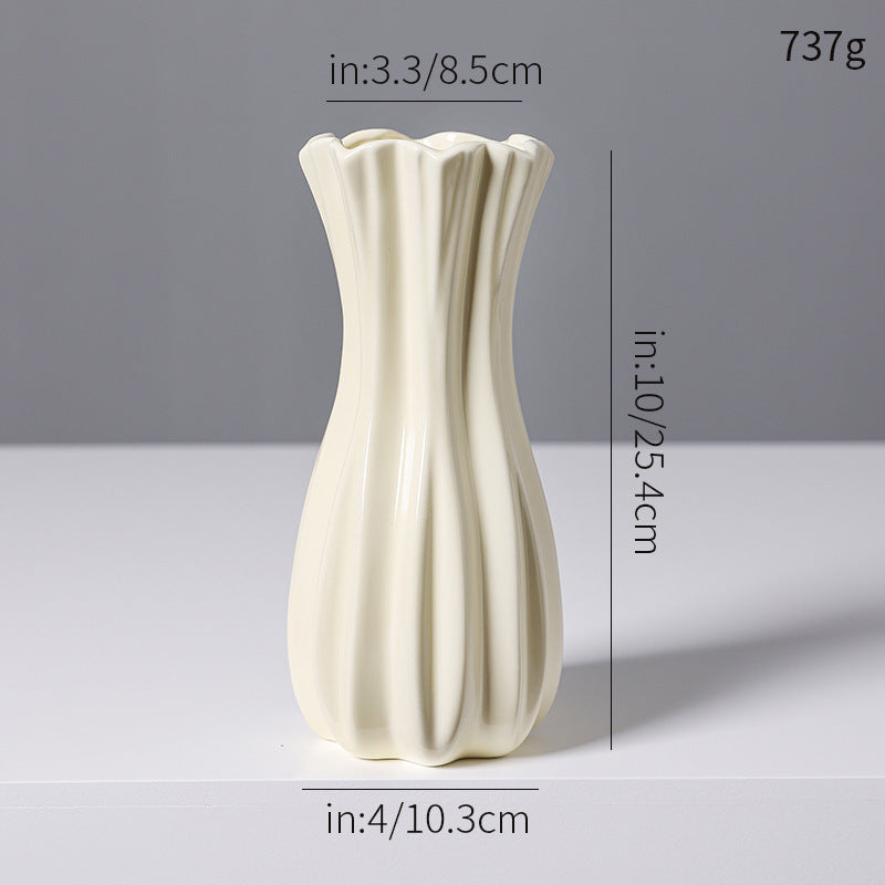 Elegant Coated Ceramic Vase