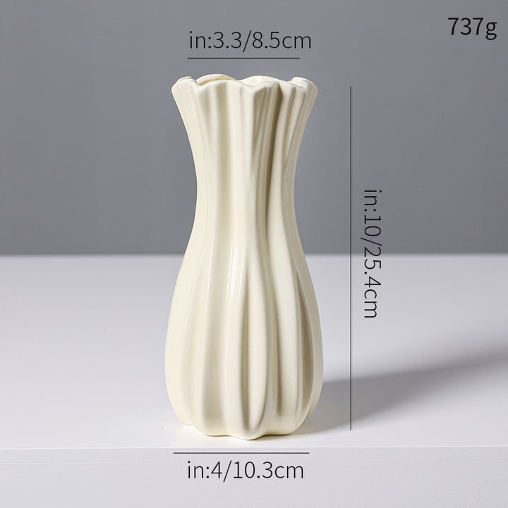 Elegant Coated Ceramic Vase