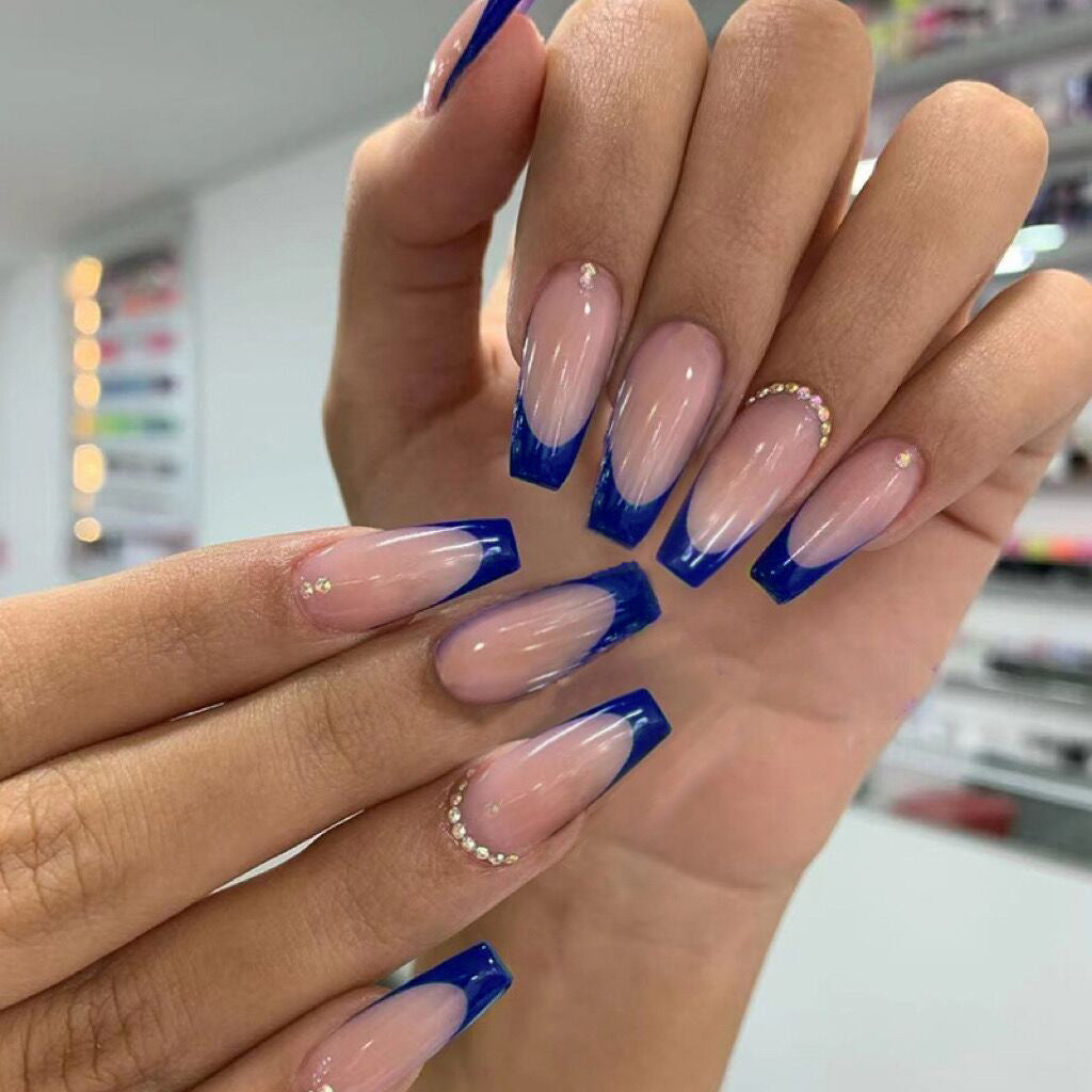 Premium French Tip Press-On Nail Set Kalsten