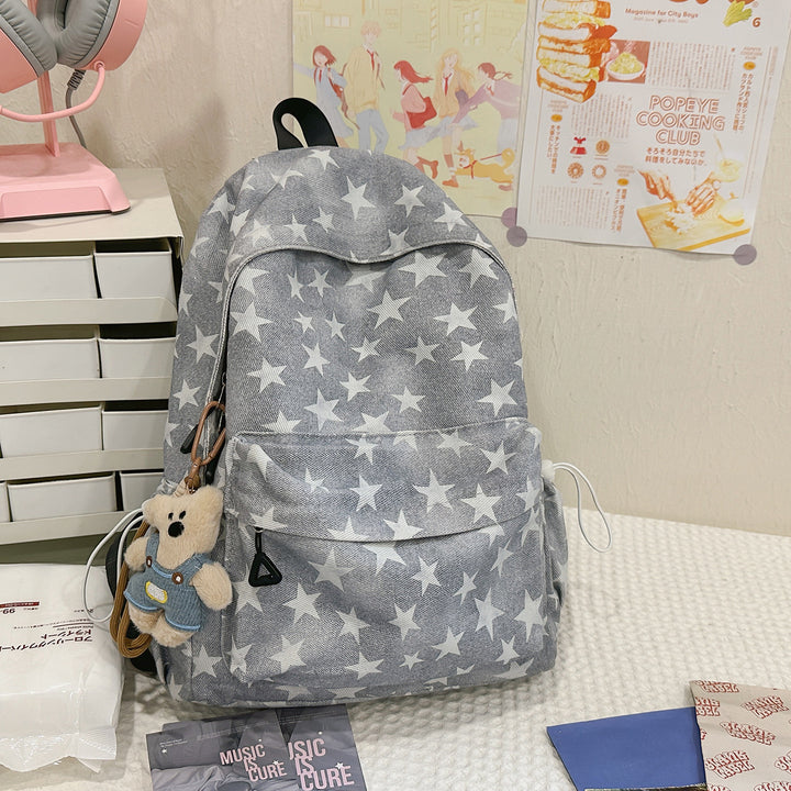 Casual Star-Print Backpack Kalsten 1791205441