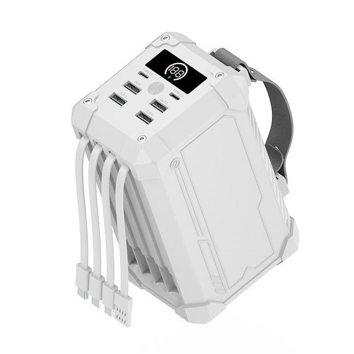 Portable multifunctional power bank with four USB ports and digital display Kalsten