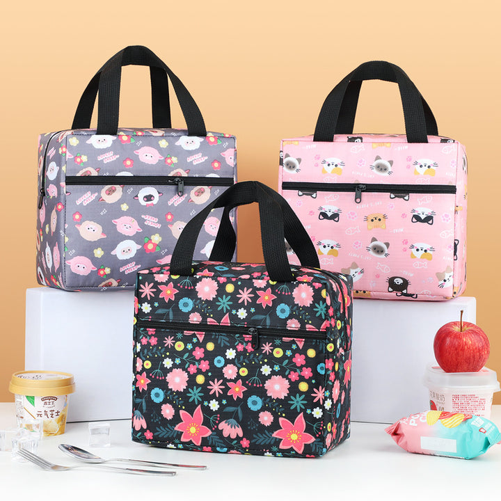Insulated Animal Print Lunch Tote Kalsten