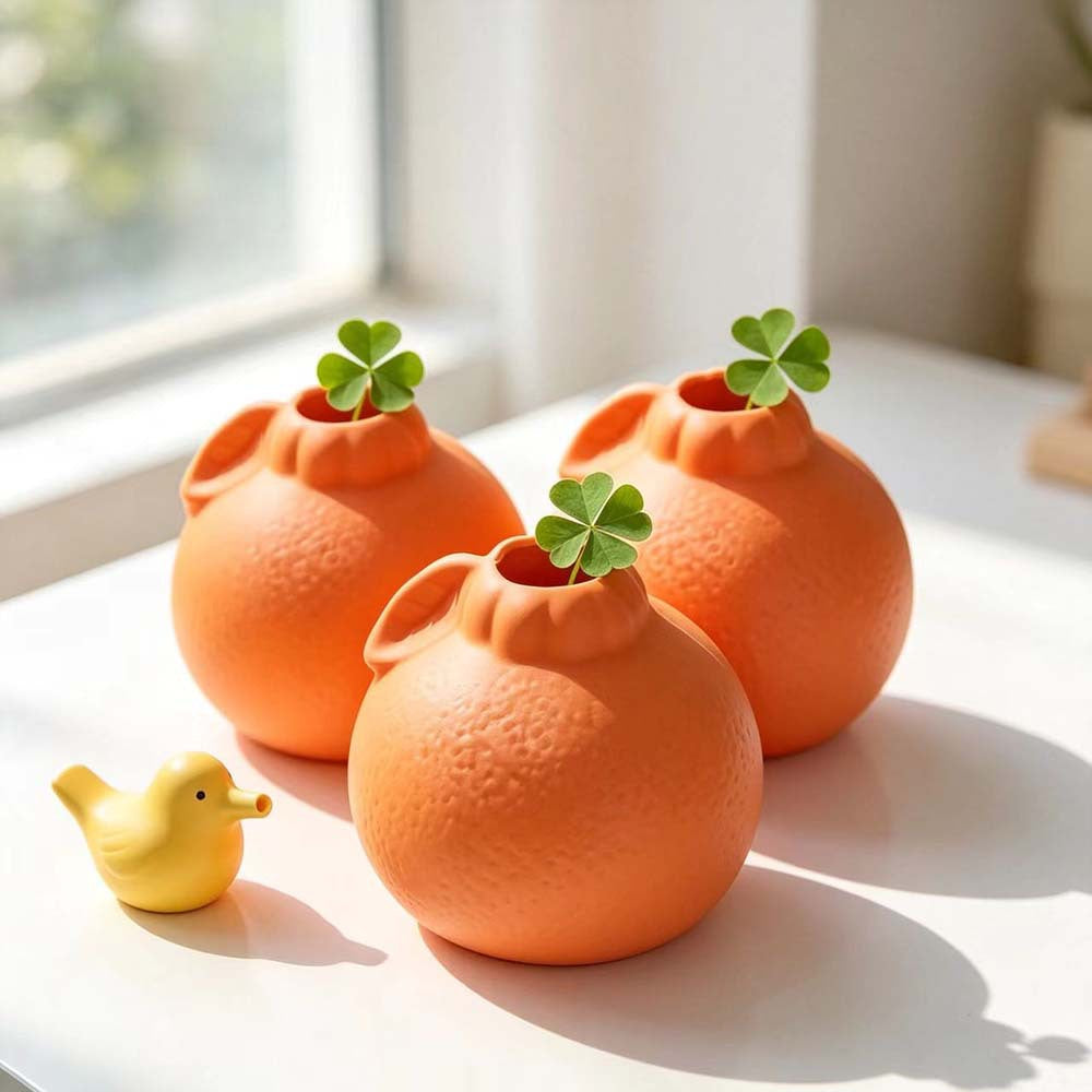 Decorative Kalsten Orange Fruit Holder