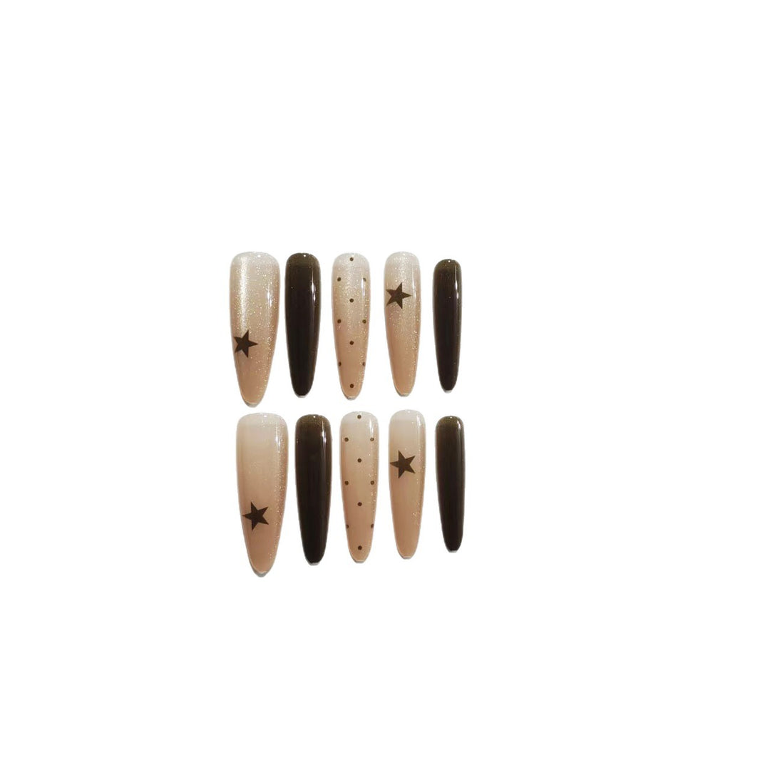 Artistic Star Design Press-On Nail Set Kalsten