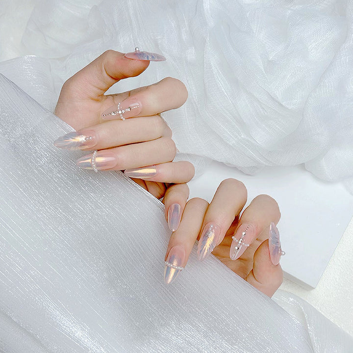 Premium French Tip Press-On Nails Kalsten