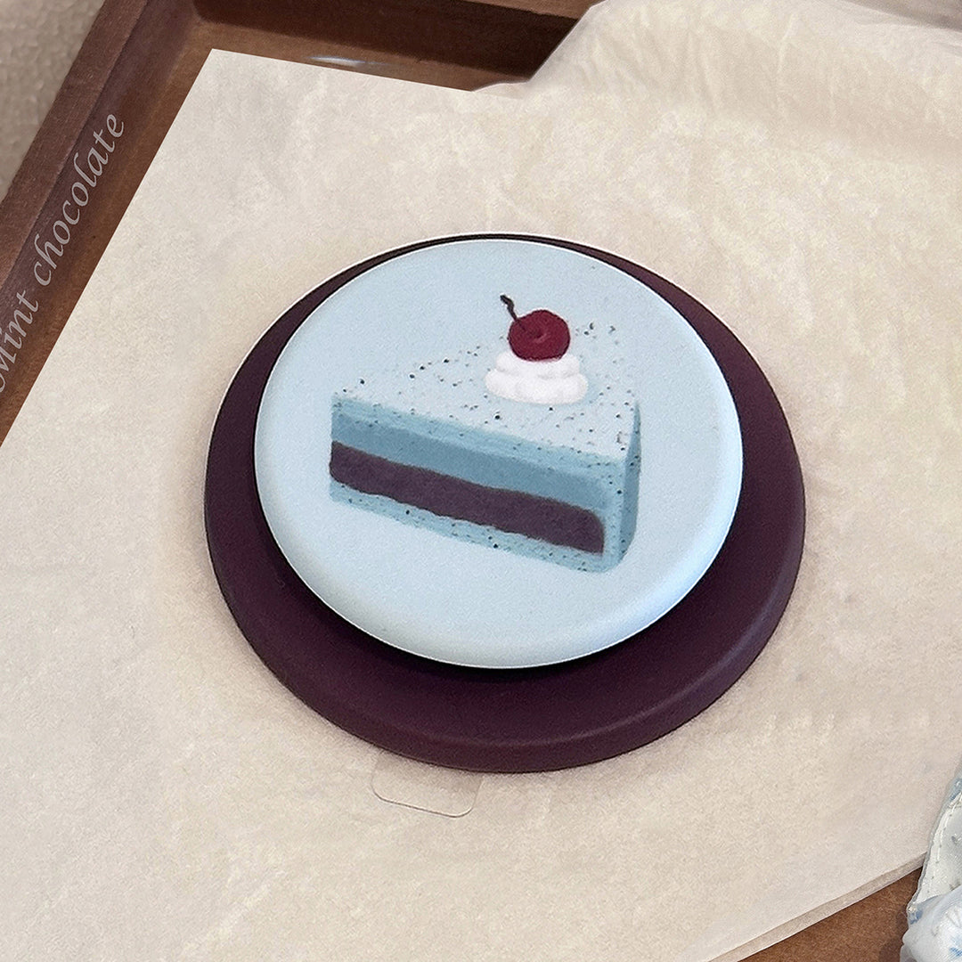Cute cake design coffee mug coaster Kalsten