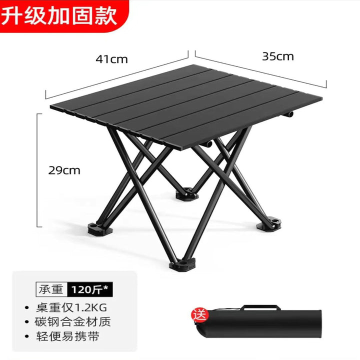 Folding Outdoor Camping Table With Stable Frame Construction Kalsten