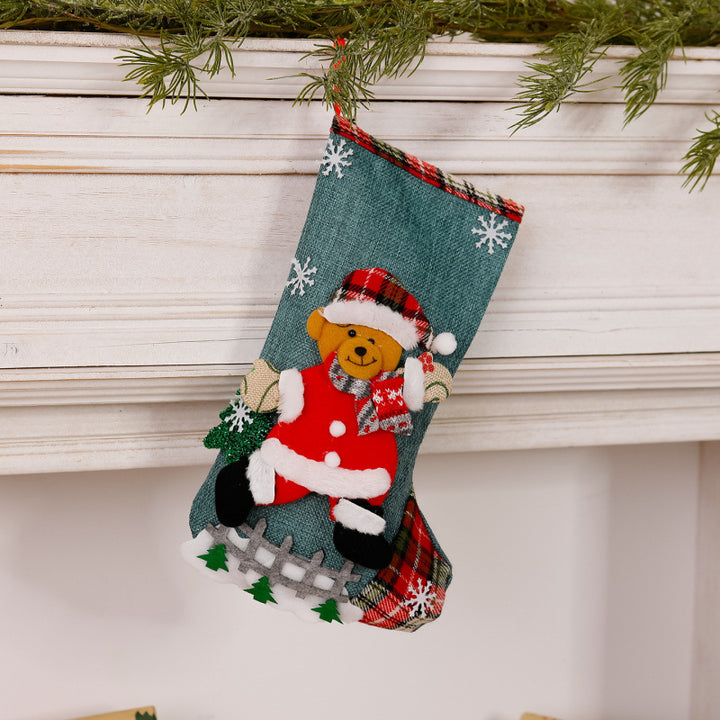 Fun Christmas stocking with reindeer motif Kalsten
