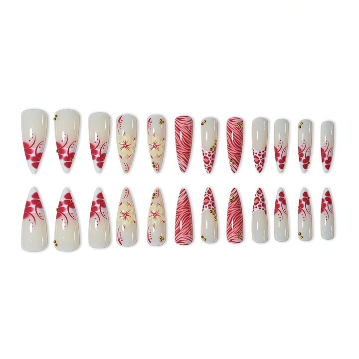 Artistic Stiletto Nail Art Kalsten